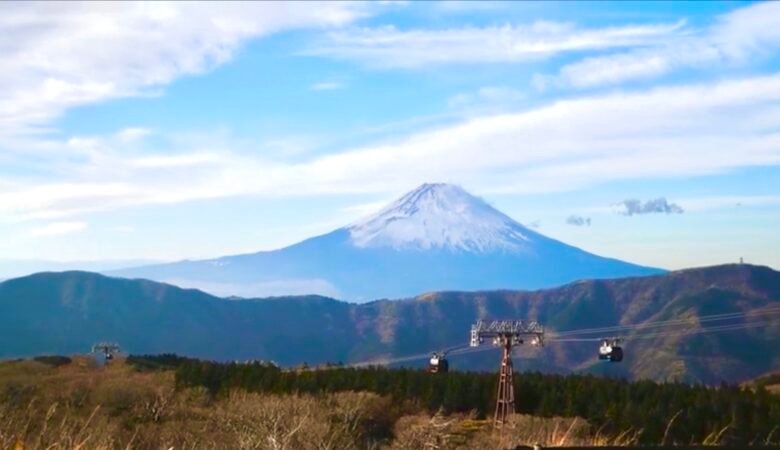 mount fuji from hakone